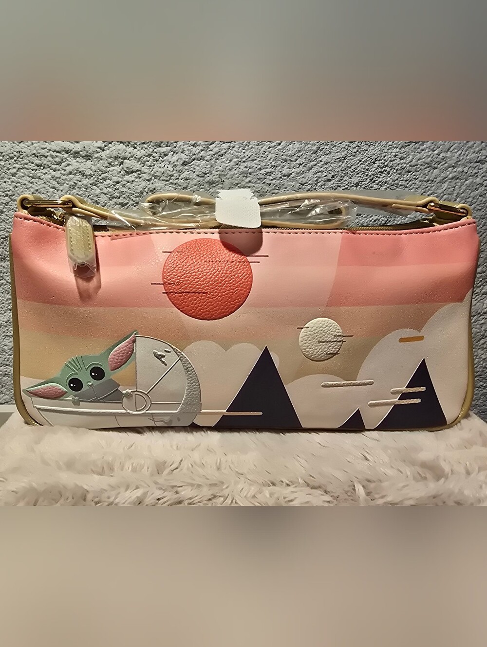 NWT Dani Nicole Star Wars Mandalorian Grogu Child Sunset Crossbody Bag